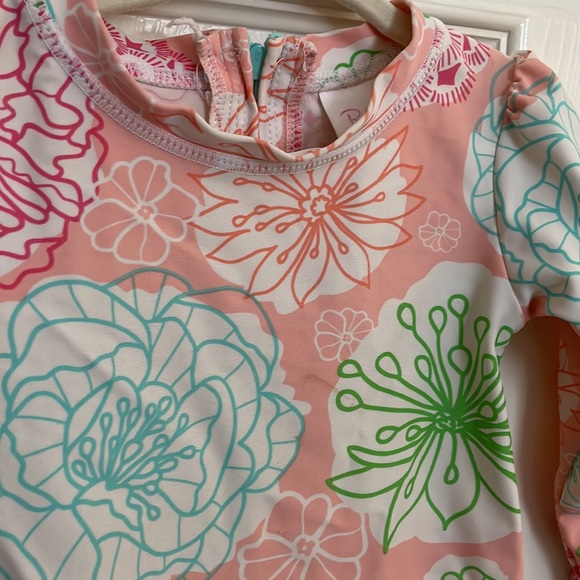 Ruffle Butts One Piece Floral Swimsuit - Picture 2 of 4